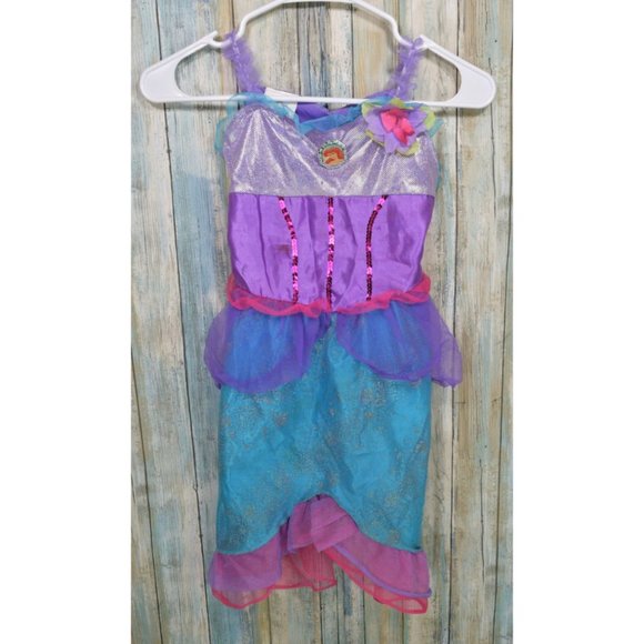 Disney Little Mermaid Ariel Dress Halloween Costume Girl's Size 4-6X Creative - Picture 1 of 11